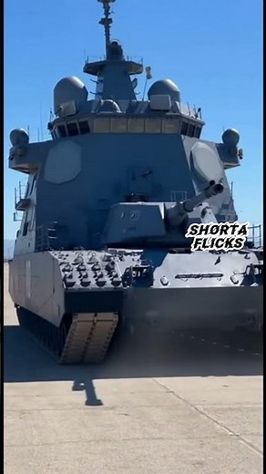 Sea-to-Shore Behemoth: Tank + Arleigh Burke Demonstrates Coastal Strike Capability #ShortaFlicks #ai