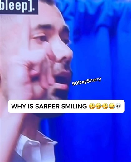 Watch SARPERS FACE light up like the cheshire cat 🤣🤣🤣🤣 #90dayfiance | 90 Day Sherry
