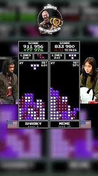 DOUBLE WHAT!? #tetris #gaming