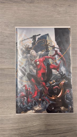 Amazing Spider-Man/Venom Death Spiral by Clayton Crain & Amazing Spider-Man 65 by Gabriele Dell’Otto