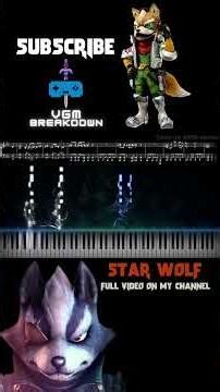 Star Wolf Piano Arrangement - Star Fox 64 #piano #VGM #starfox #nintendo