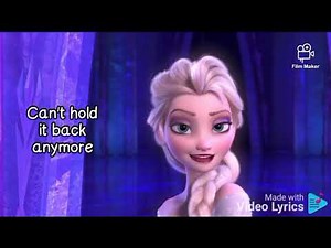 Let it go. demi Lovato. song lyrics. frozen