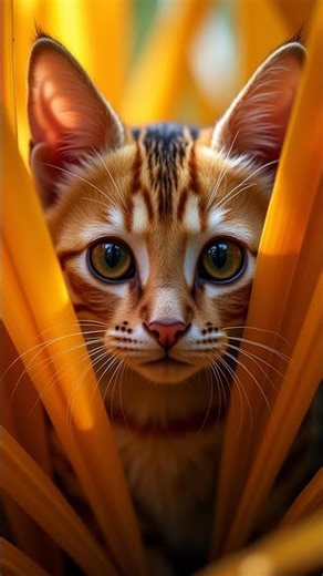 The Tiny Cat That Lives ONLY on One Island! 🏝️🐾 #nature #animals