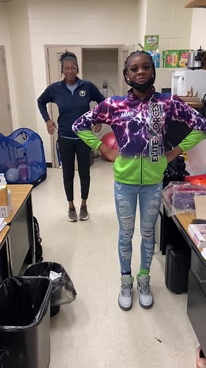 CHEER CHALLENGE: Teach a staff member a cheer and record it. First up we have Ta’Raiah Johnson (8th grade) and Coach Jefferson. Coach, i think it’s time you put up the basketball and grab a pair of poms because you killed that!!! #fyp #fypシ #cheer #cheerleading #dentmiddleschool #bluediamonds #cheersquad #viral #challenge #dentmiddleschoolcolumbiasouthcarolina #blackgirlscheer #stompnshake