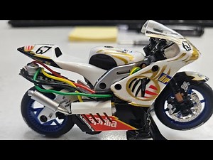 Scalextric MotoGP bike converted to digital