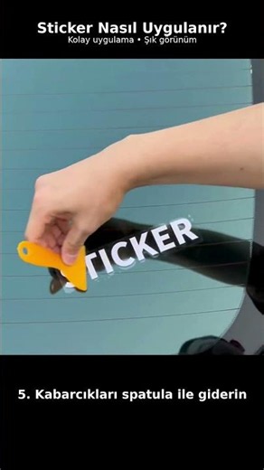 Sticker Nasıl Uygulanır? 6 Adımda Hatasız Uygulama | Sticker Master
