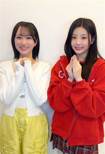 #それスノ でご一緒させていただいた #ILLIT の #WONHEE さんと「#とくべチュして 」を撮影させていただきました❤️⟡.⋆ ありがとうございました🎀˒˒ @ILLIT #イコールラブ #イコラブ #野口衣織