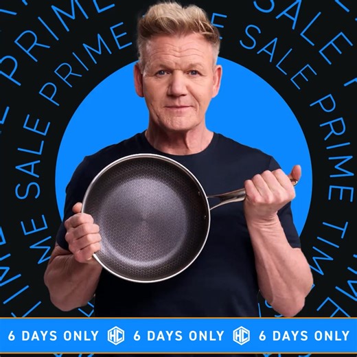 🔥 6 Days. Massive Savings. One shot. 🔥 HexClad's Prime Time Sale is live! Grab up to 44% OFF my favourite hybrid cookware before time runs out. Perfect pans, built to last a lifetime. ✔️ Lifetime Warranty ✔️ Trusted by 1,000,000 Home Chefs ✔️ Free US Shipping 30-Day Returns This is your prime time to save, but don't wait! Once it's gone, it's gone. | Gordon Ramsay