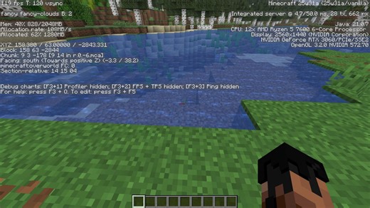 How Minecraft Java's new debug screen settings can still improve before the official release