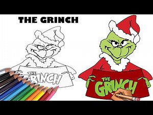 HOW TO DRAW THE GRINCH EASY