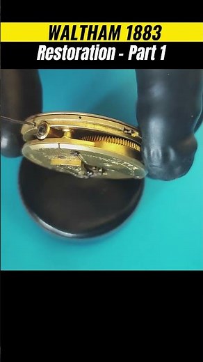 American Waltham Pocket Watch Restoration