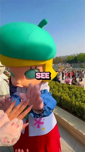 Labubu doll actually attacked a fan live | #short #youtubeshort #fyp