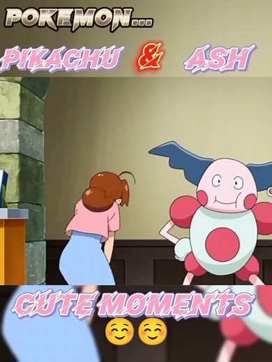 Ash & Pikachu Cute Moment 🤭😊 #anime #pokemon #viral