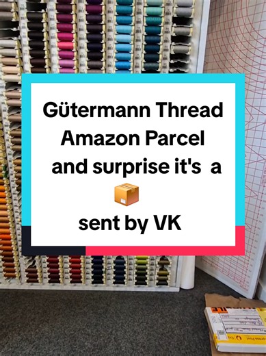 Amazon Surprise Parcel Unboxing: Gütermann Thread from Vikki K!