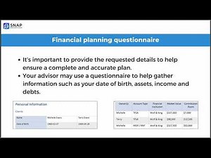 What does it mean to work with an Advisor who uses Snap Projections financial planning software?