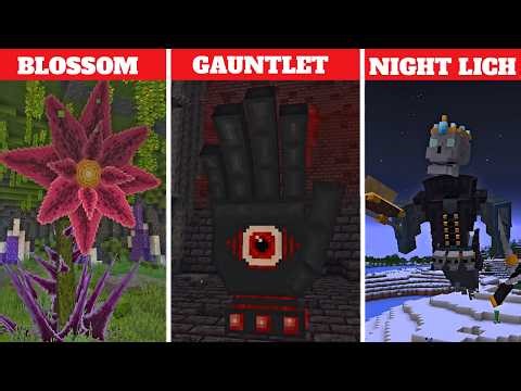 Minecraft STRONGEST Bosses of Mass Destruction Mobs Vs Me