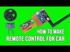 How To Make Radio Control For Model Car & Boat. DIY 3-Channel RC