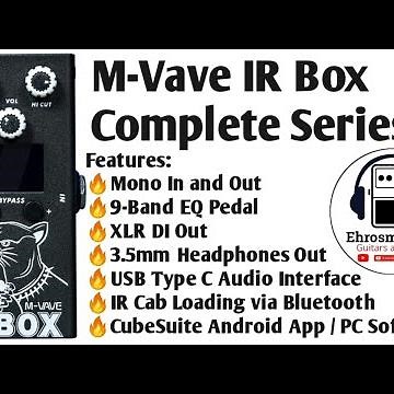 M-Vave IR Box - IR Cab Loader, 9-Band EQ and DI Box Pedal (Product Introduction)