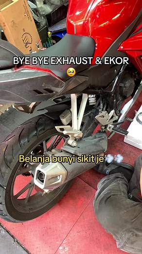 MY BABYCBR- Part 1 -Exhaust,Ekor,RearSignal- #cbr150r #modify #fypシ #jbstyle🔥 #padu #gongneraka🔥fi #lc135 #lc135malaysia #akrapovic