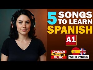 Easy Spanish Songs with Lyrics | A1 Spanish Learn Spanish Through Music with Subtitles #learnspanish