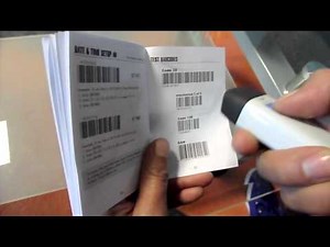 Unitech Europe MS912 pocket scanner sync with iPhone or iPad and how to toggle keyboard