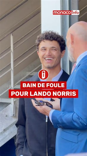🏎️ Bain de foule pour Lando Norris au Monaco E-Prix