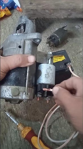 SUZUKI F6A starter solenoid testing