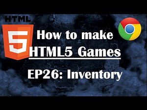 26- Making HTML5 Game: Items & Inventory. Javascript Tutorial Guide