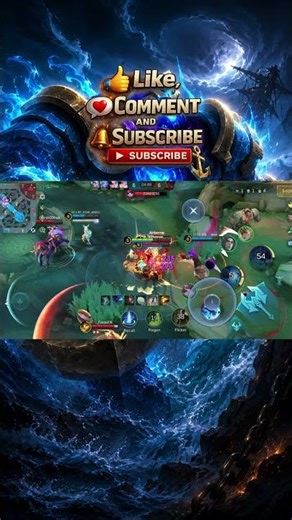 36 ASSIST PAKE ATLAS! 🔥 Fatal Link Gacor #shorts #mobilelegends