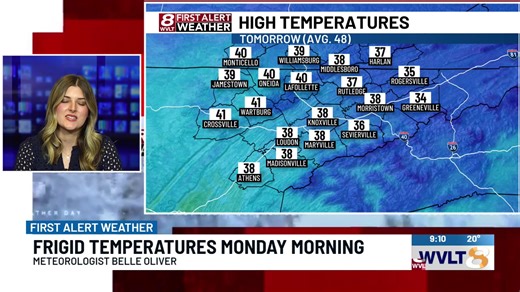 LIVE: Meteorologist Belle Oliver WVLT is tracking how frigid temperatures will get tonight and how it will impact the morning commute in East Tennessee. | WVLT
