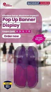 Stunning Fabric Pop-Up Displays for Exhibitions – BackdropSource India