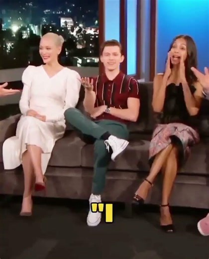 Did you know that tom Holland was banned from reading the full script of avengers infinity war_