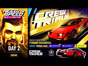 Day 2 (Shane) - Ferrari Testarossa | Need For Speed: No Limits