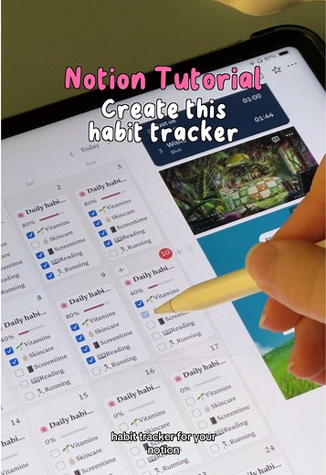 Cómo crear un rastreador de hábitos en Notion