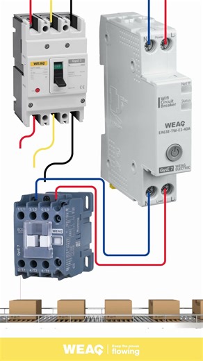 Automated loop cycles for conveyors via smart relay.