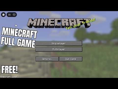 ROBLOX - Minecraft Full Game! (FREE/UNCOPYLOCKED)
