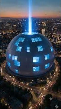 Why Las Vegas's Sphere Was Built With No Columns Inside 🌐🤯 #shorts #lasvegas
