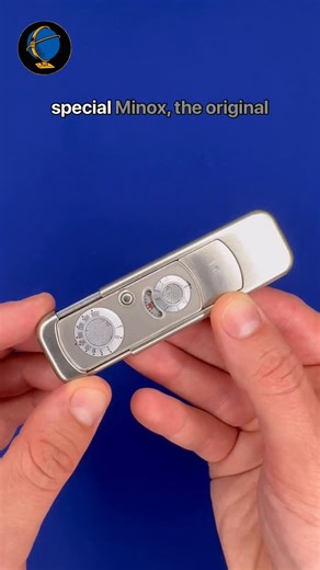 Blue Moon Camera and Machine on Instagram: "If you’re a friend of Blue Moon Camera, you likely know that we are the worldwide producers of Minox spy film. These tiny cameras were used by the CIA and KGB for clandestine photography, and they make great pocket cameras today. We want to show you a very special Minox — the original Minox Riga of 1938. This camera defined the classic Minox shape, but has some notable differences compared with later models. These include a circular window for the para