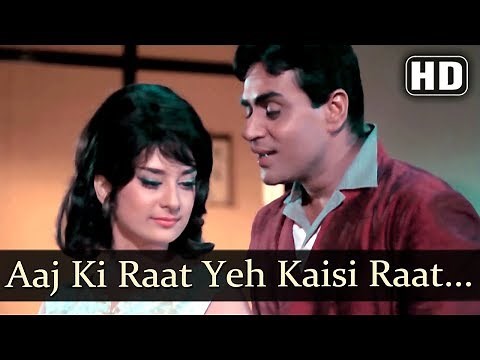 Aaj Ki Raat Ye Kaisi Raat (HD) - Aman Songs - Saira Banu - Rajendra Kumar - Old Bollywood Songs