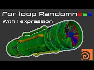 Easy for loop Randomiser in Houdini | Tutorial