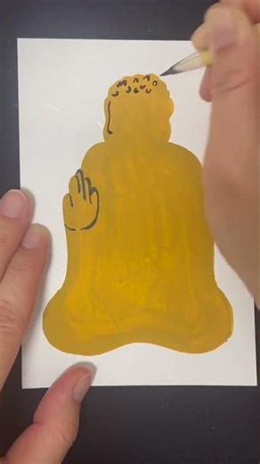 Japanese Ink Painting | Great Buddha