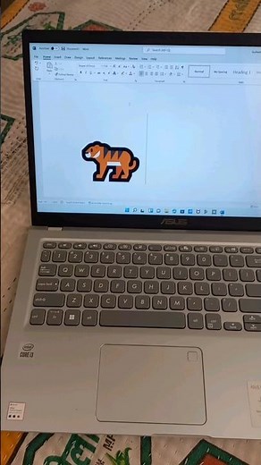 How to Make TIGER LOGO in Computer / Laptop | Tips and Tricks #shorts #computer #tipsandtricks