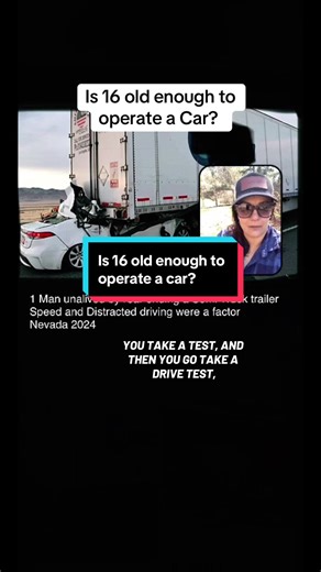 18 yrs old seems much safer than teen driving.. thoughts? #foryou #carsafetytips #teendriver