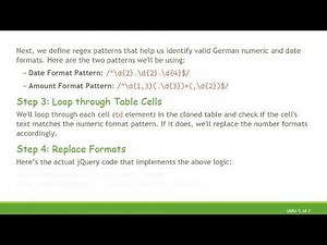 How to Clone a Table and Replace German Numbers with jQuery