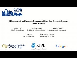 CVPR 2024: Diffuse, Attend, and Segment: Unsupervised Zero-Shot Segmentation using Stable Diffusion