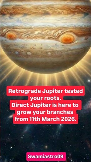 Jupiter's direct motion impact on FireSigns #vedicastrology #astrology #jyotish #aries #leo