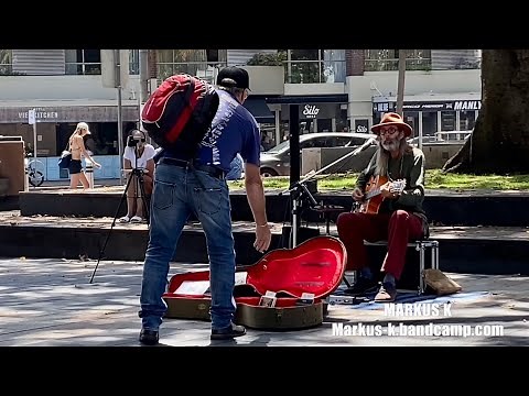 Busking in Manly Australia - ‘Suzie Q’