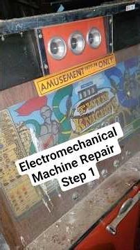 Attempting To Fix a Electromechanical Slot Machine #electronics #retro #vintage #slotmachine #arcade