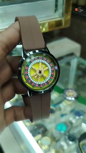 CASINO DIAL ROTATING WATCH RUBBER STRAP MASTER LOCK CHINA ASSEMBLE TRENDY STYLE ATTRACTIVE COLOURS
