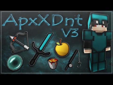 ApxXDnt V3 [128x] | Minecraft 1.8.9 PvP TEXTURE PACK Showcase | ( +Download Link )